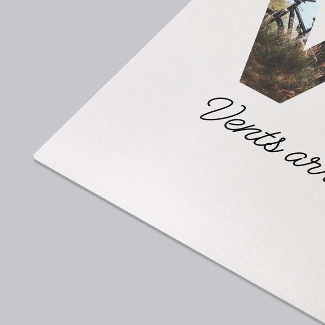 Collage Photo De Lettre: Vélo - Sous-Main Bureau