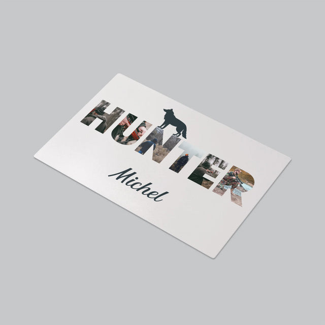 Collage Photo De Lettre: Hunter - Sous-Main Bureau