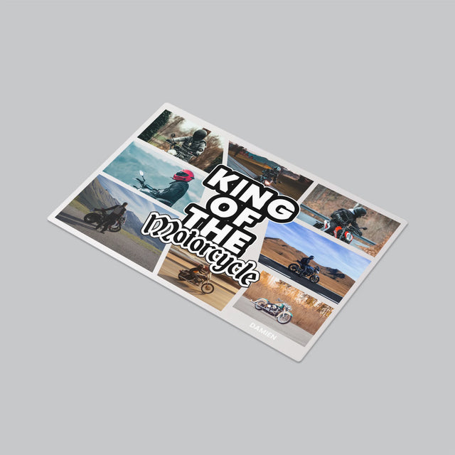 Le Collage Photo: King Of The Motorcycle - Sous-Main Bureau