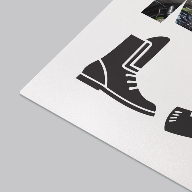 Collage Photo De Lettre: Motolove - Sous-Main Bureau