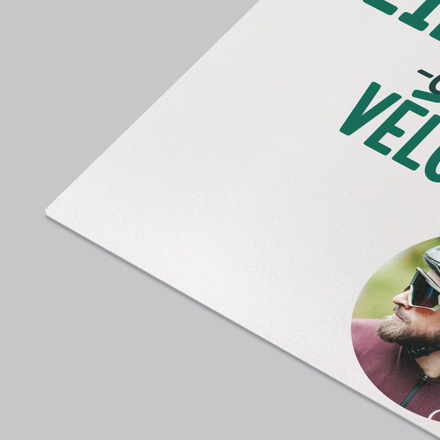 Forme Des Photos: La Vie Est Meilleure À Vélo - Sous-Main Bureau