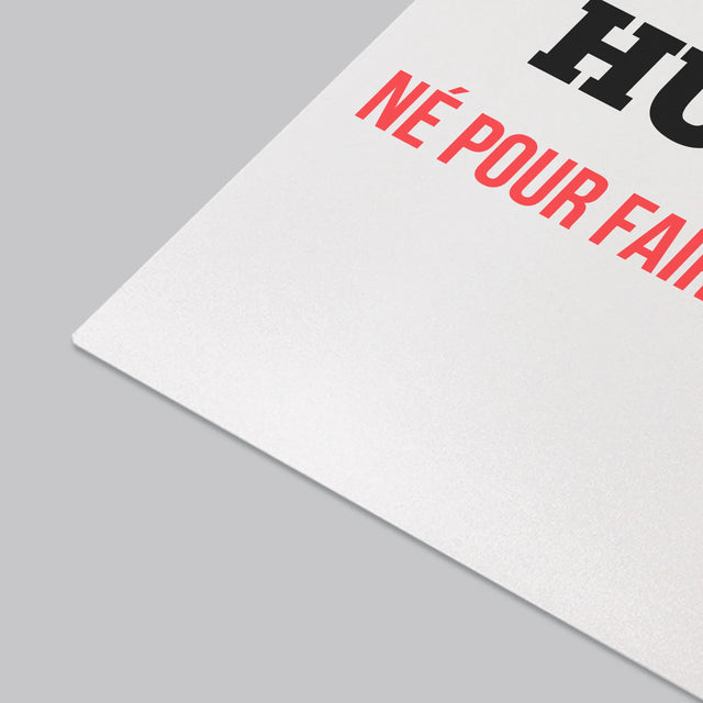 La Photo Et Un Texte: Né Pour Faire De La Moto - Sous-Main Bureau