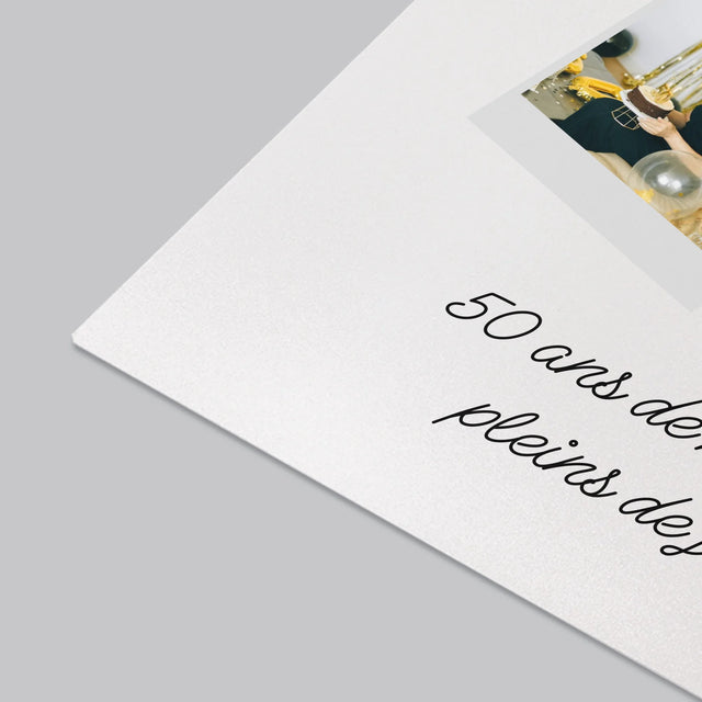 Le Collage Photo: 50 Ans De Moments Formidables - Sous-Main Bureau