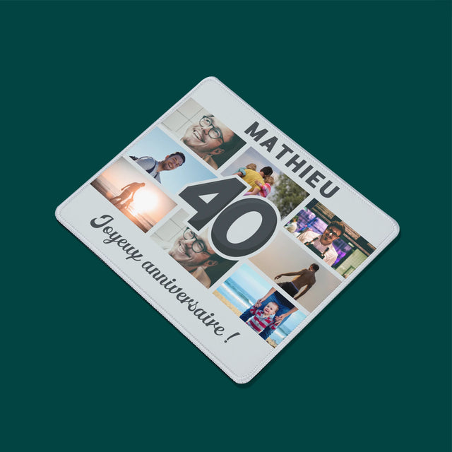 Le Collage Photo: 40 Ans - Tapis De Souris