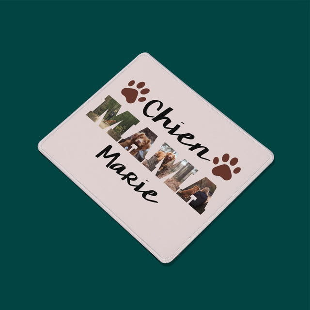 Collage Photo De Lettre: Chien Maman De Vos Photos - Tapis De Souris