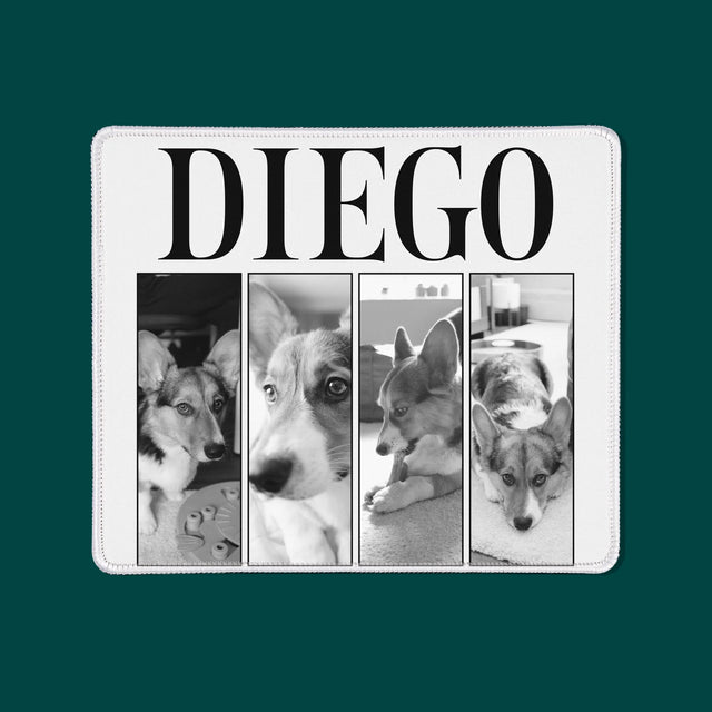 Le Collage Photo: Un Classique Bootleg Avec Un Animal - Tapis De Souris