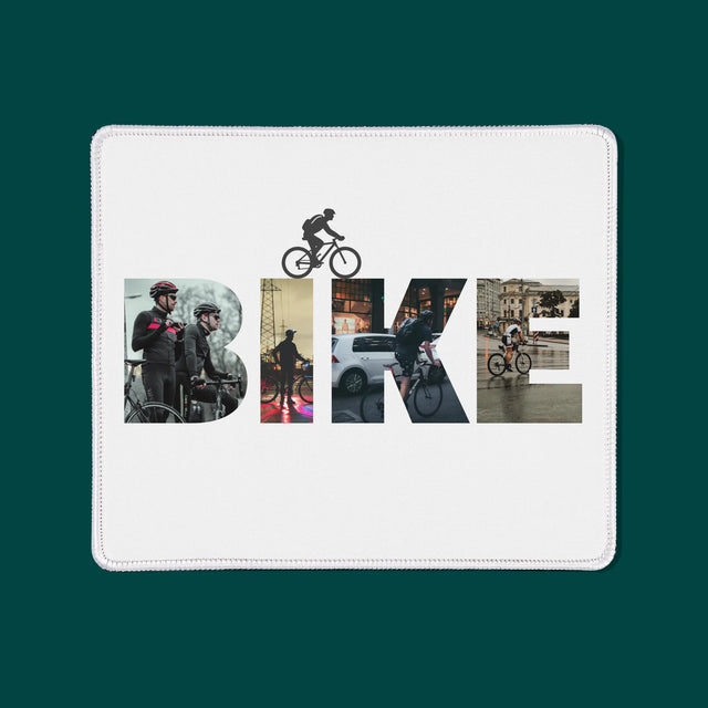 Collage Photo De Lettre: Bike - Tapis De Souris