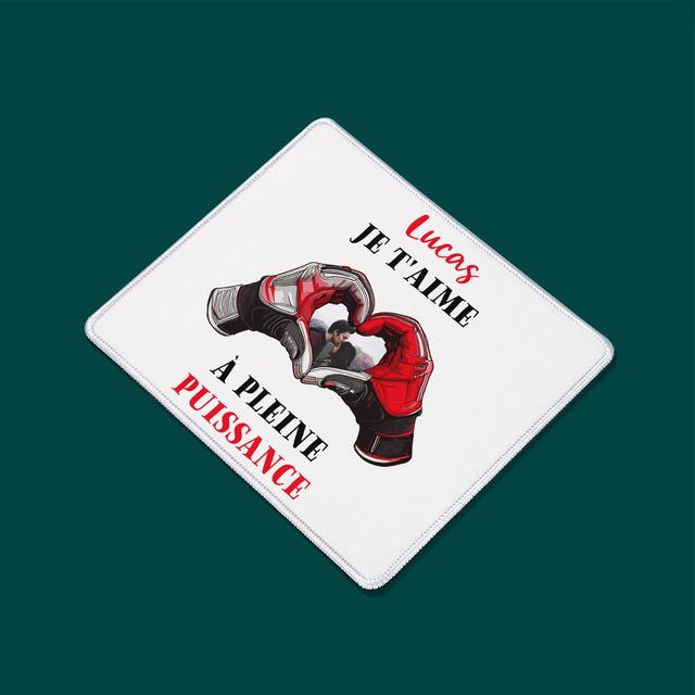 La Photo Et Un Texte: Je T'Aime À Pleine Puissance - Tapis De Souris