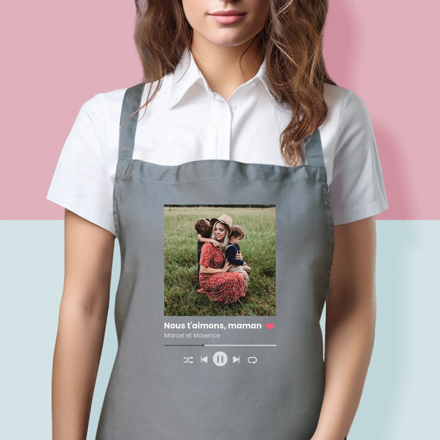 La Photo Et Un Texte: Nous T'Aimons, Maman - Tablier