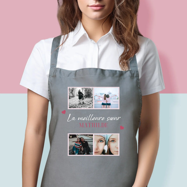 Le Collage Photo: La Meilleure Sœur - Tablier