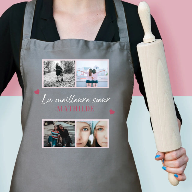 Le Collage Photo: La Meilleure Sœur - Tablier