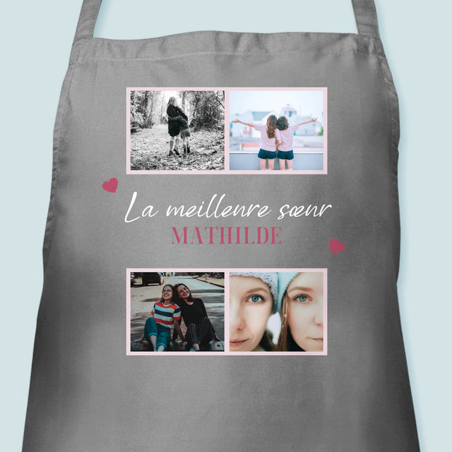 Le Collage Photo: La Meilleure Sœur - Tablier