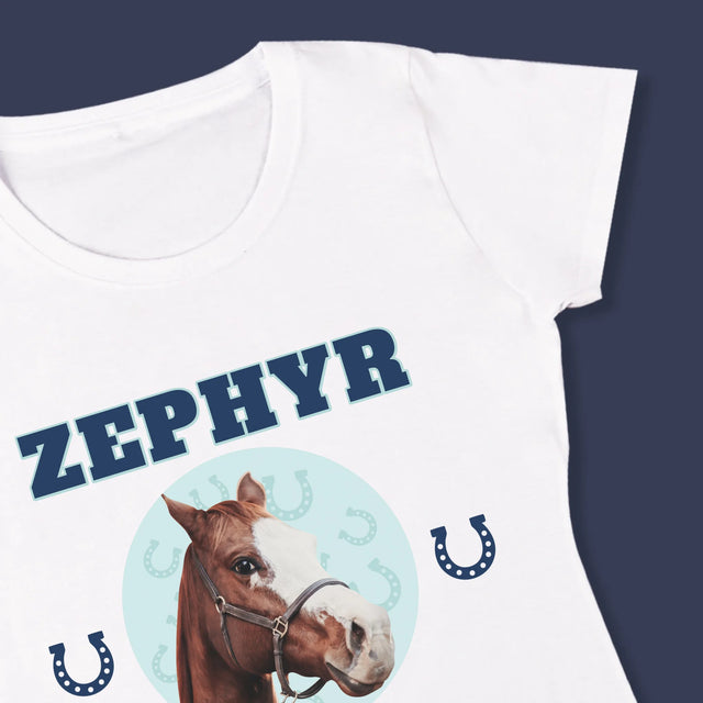 Ton Personnage: Ton Cheval Varsity - T-Shirt Pour Femmes