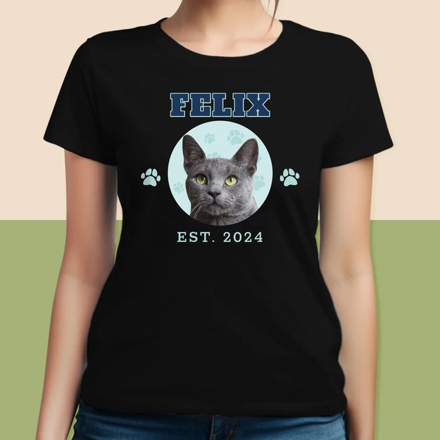 Ton Personnage: Ton Chat Varsity - T-Shirt Pour Femmes
