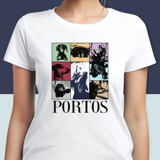 Le Collage Photo: L'Animal Comme Taylor - T-Shirt Pour Femmes