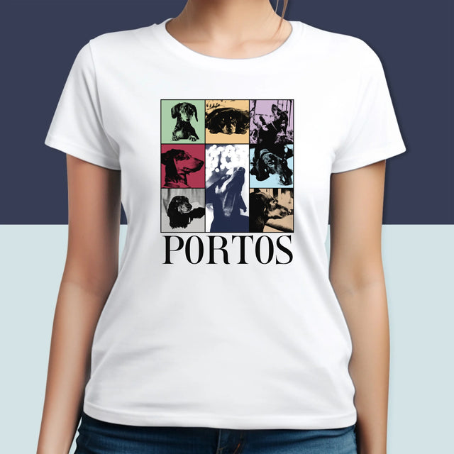 Le Collage Photo: L'Animal Comme Taylor - T-Shirt Pour Femmes