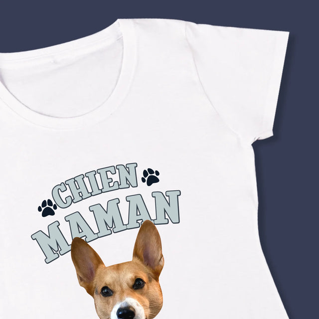 Ton Personnage: Chien Maman - T-Shirt Pour Femmes