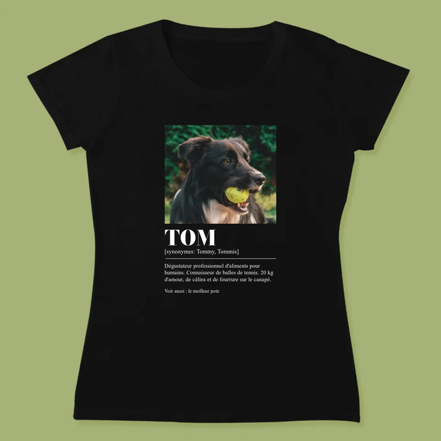 La Photo Et Un Texte: Animal, Définition - T-Shirt Pour Femmes