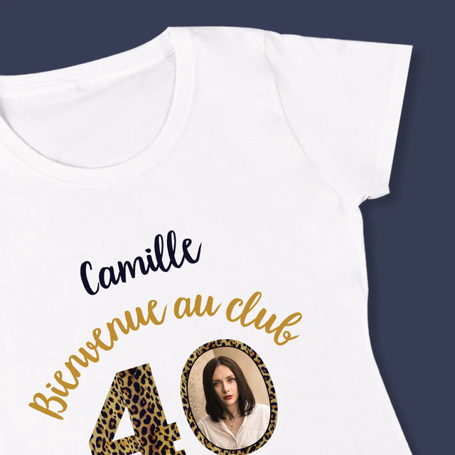 La Photo Et Un Texte: Bienvenue Au Club 40 - T-Shirt Pour Femmes