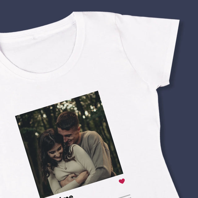 La Photo Et Un Texte: Spotify Avec Code Qr - T-Shirt Pour Femmes