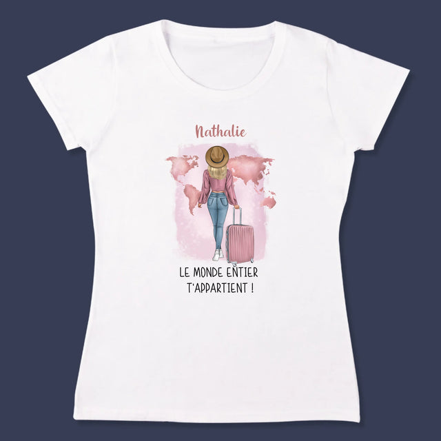 La Création Du Personnage: Voyageuse - T-Shirt Pour Femmes
