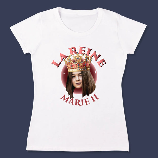 La Photo Et Un Texte: La Reine - T-Shirt Pour Femmes
