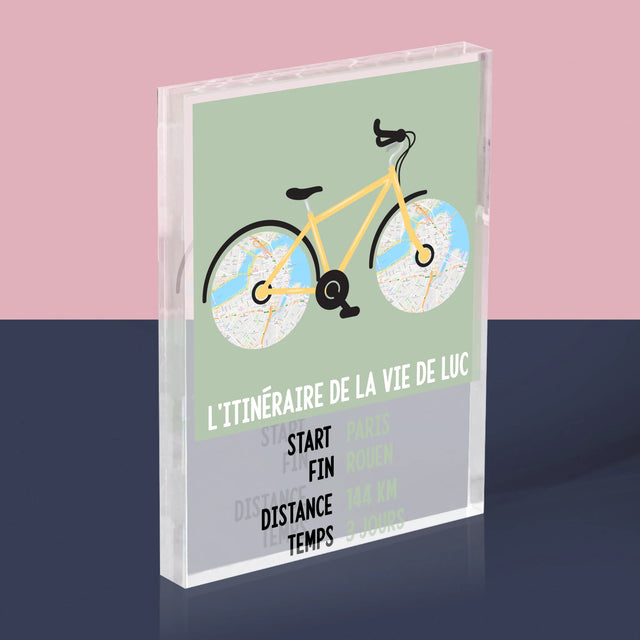 Le Plan De Ville: L'Itinéraire De La Vie - Bloc Acrylique 