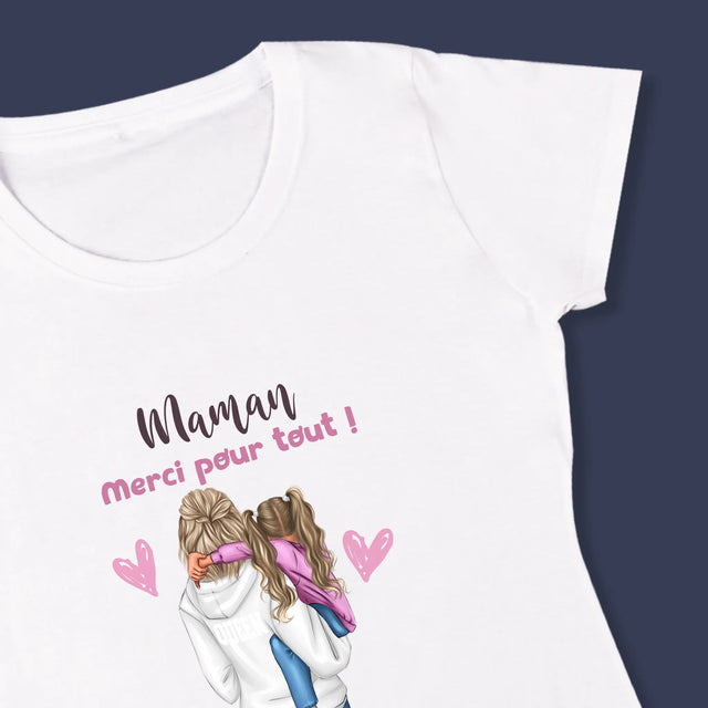 La Création Du Personnage: Mère Avec Enfant - T-Shirt Pour Femmes