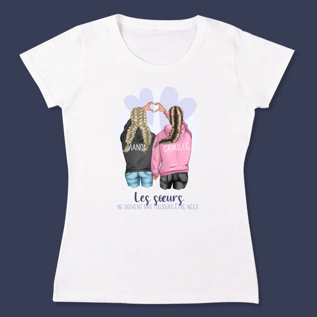 La Création Du Personnage: Les Amies - T-Shirt Pour Femmes