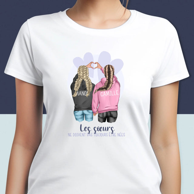 La Création Du Personnage: Les Amies - T-Shirt Pour Femmes