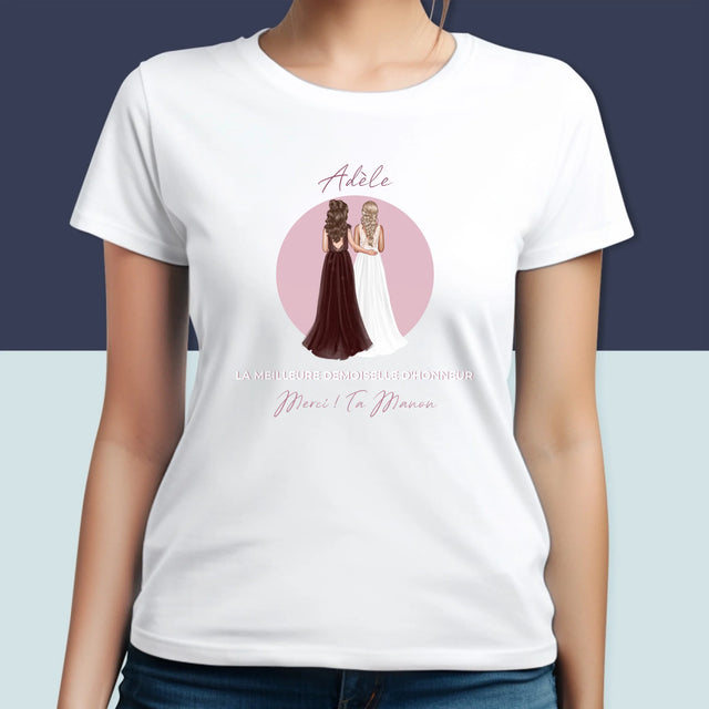 La Création Du Personnage: Demoiselle D'Honneur - T-Shirt Pour Femmes