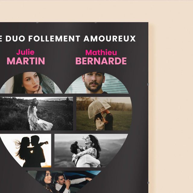 Le Collage Photo: Saint-Valentin Affiche Du Film  - Affiche