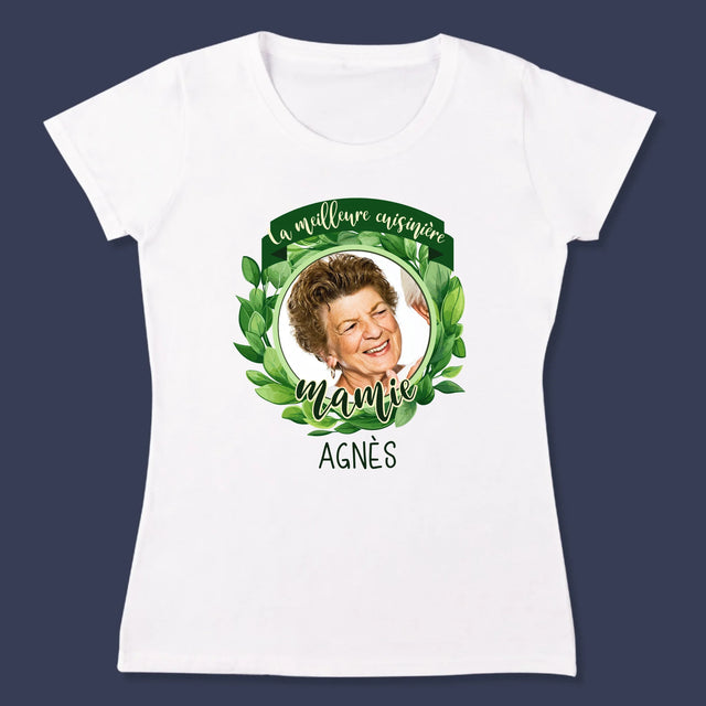 Photo Et Texte: La Meilleure Cuisinière - T-Shirt Pour Femmes