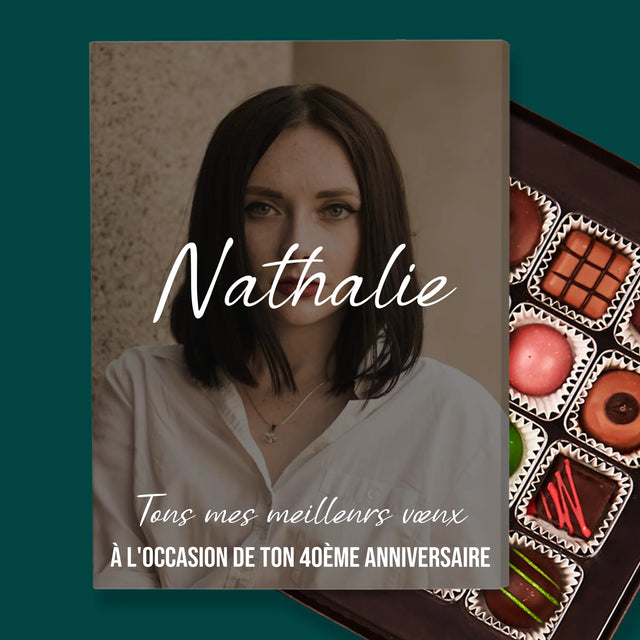 La Photo Et Un Texte: 40E Anniversaire Joyeux Anniversaire - Pralines