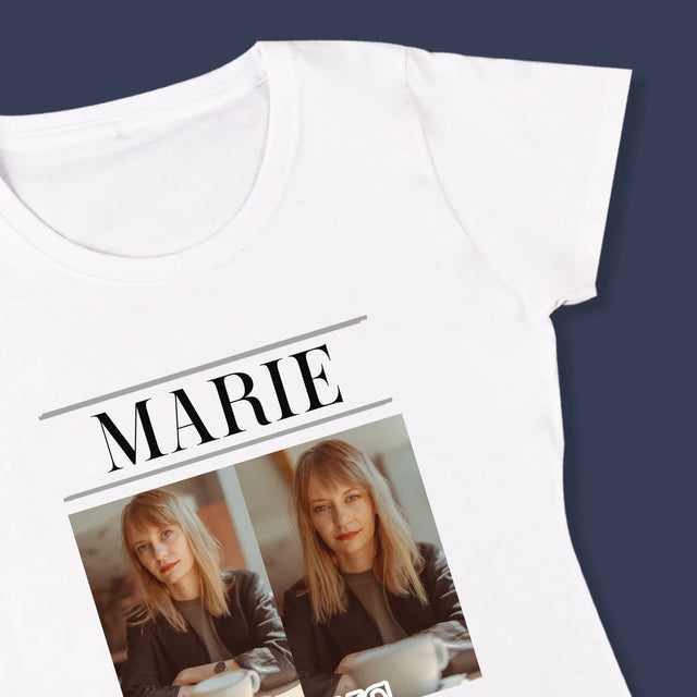 Collage Photo: 40 Ans Ont Passé - T-Shirt Pour Femmes