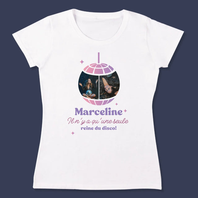 Collage Photo: Reine Du Disco - T-Shirt Pour Femmes