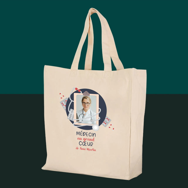 La Photo Et Un Texte: Un Médecin Au Grand Cœur - Sac En Toile