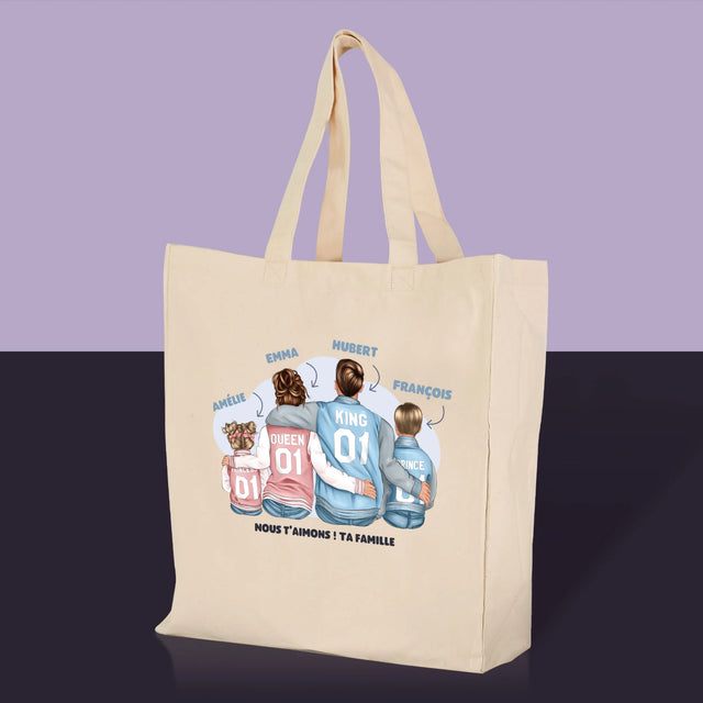 La Création Du Personnage: Famille En Sweatshirts - Sac En Toile