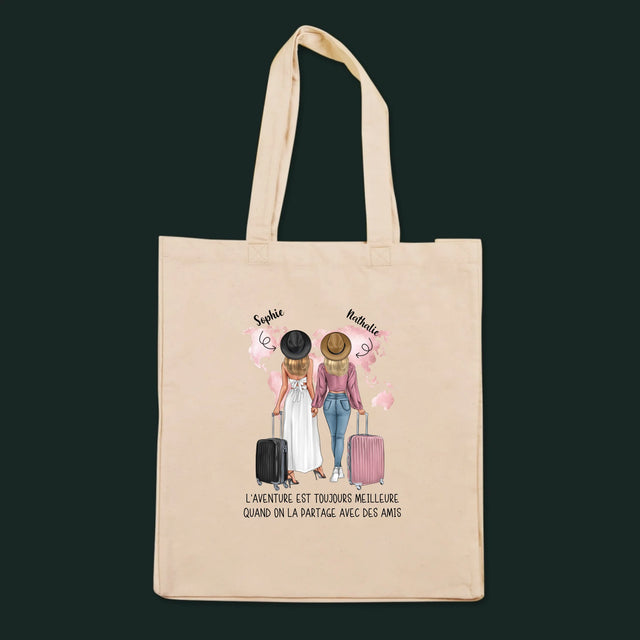 La Création Du Personnage: Amies Voyageuses - Sac En Toile
