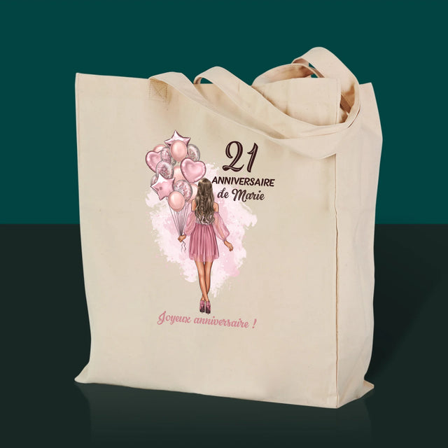 La Création Du Personnage: Anniveraire Ballons - Sac En Toile