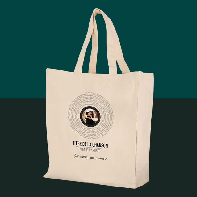 La Photo Et Un Texte: Paroles De Chansons Sur L'Album - Sac En Toile