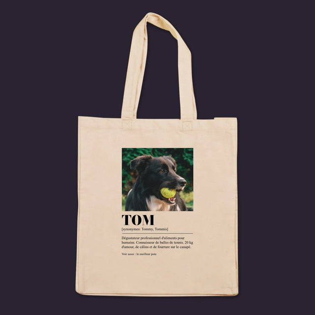 La Photo Et Un Texte: Animal, Définition - Sac En Toile