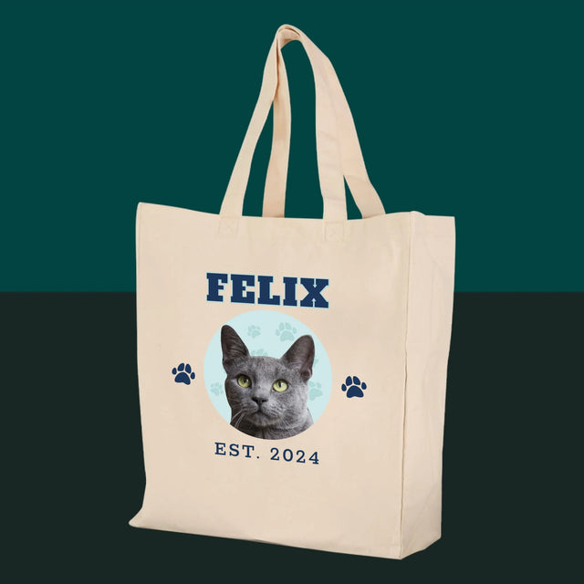 Ton Personnage: Ton Chat Varsity - Sac En Toile