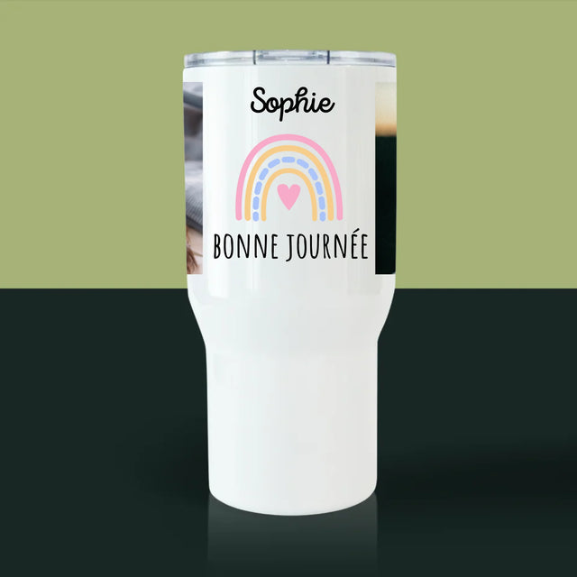 Le Collage Photo: Bonne Journée - Mug De Voyage 650 Ml