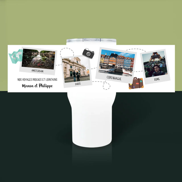 Le Collage Photo: Voyages Proches Et Lointains - Mug De Voyage 650 Ml