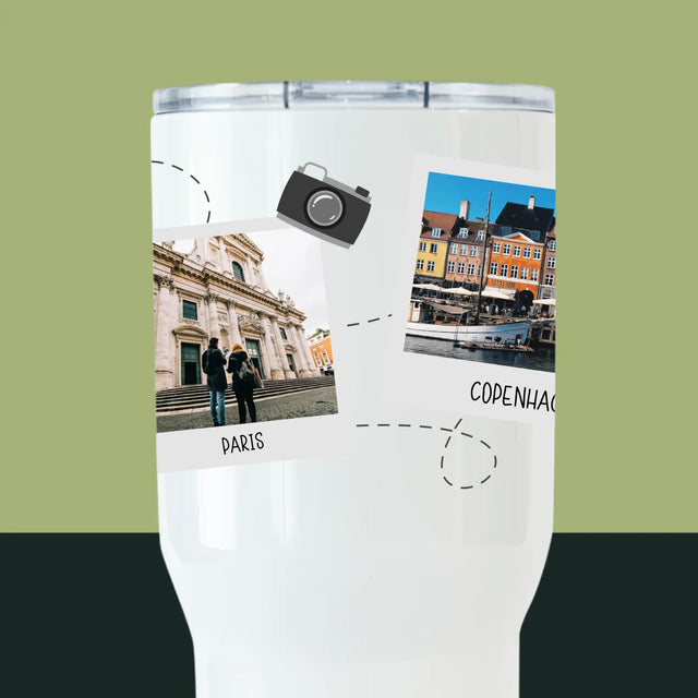 Le Collage Photo: Voyages Proches Et Lointains - Mug De Voyage 650 Ml