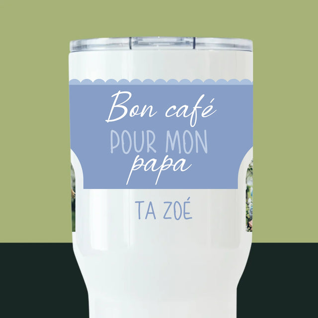 Le Collage Photo: Bon Café Papa - Mug De Voyage 650 Ml