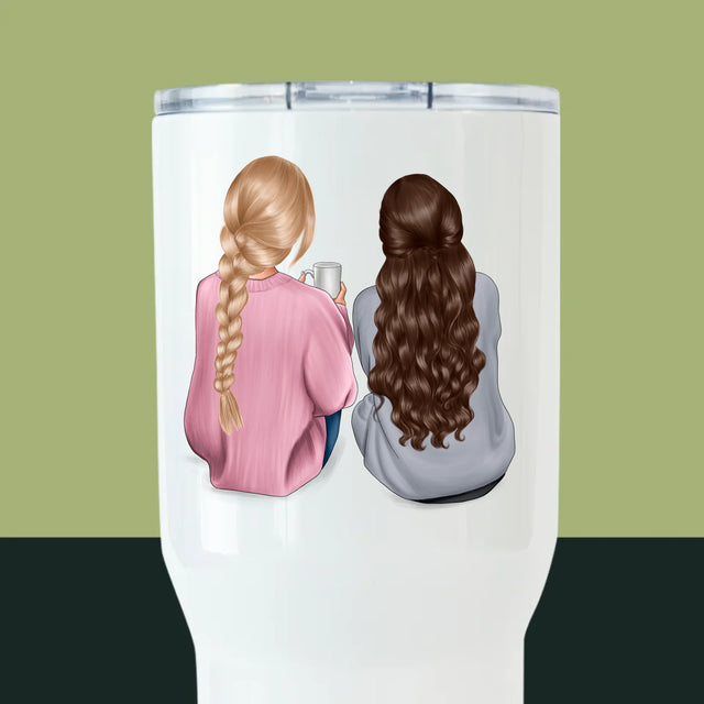 La Création Du Personnage: Les Amies - Mug De Voyage 650 Ml