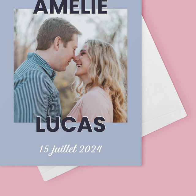 La Photo Et Un Texte: Félicitations De Mariage - Carte De Vœux