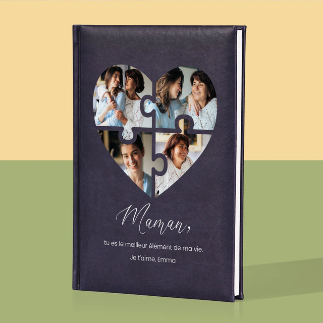 Collage Photo: Casse-Tête, Coeur, Pour Maman - Cahier De Notes 